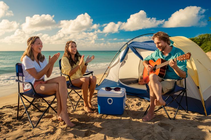 Camping at Doheny State Beach