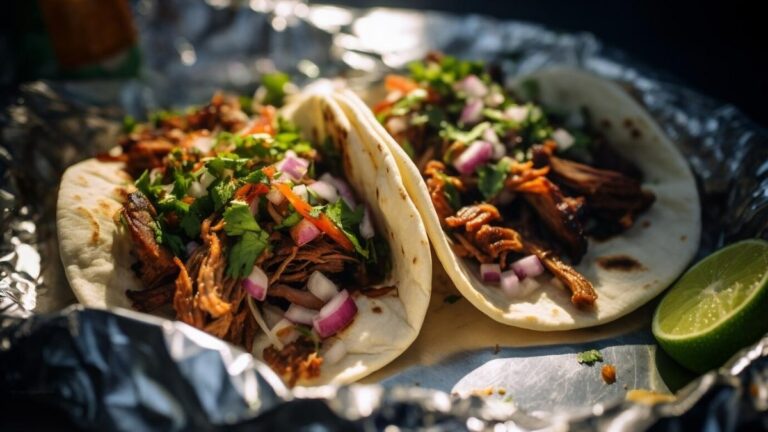 Foil Packet Tacos for camp dinner