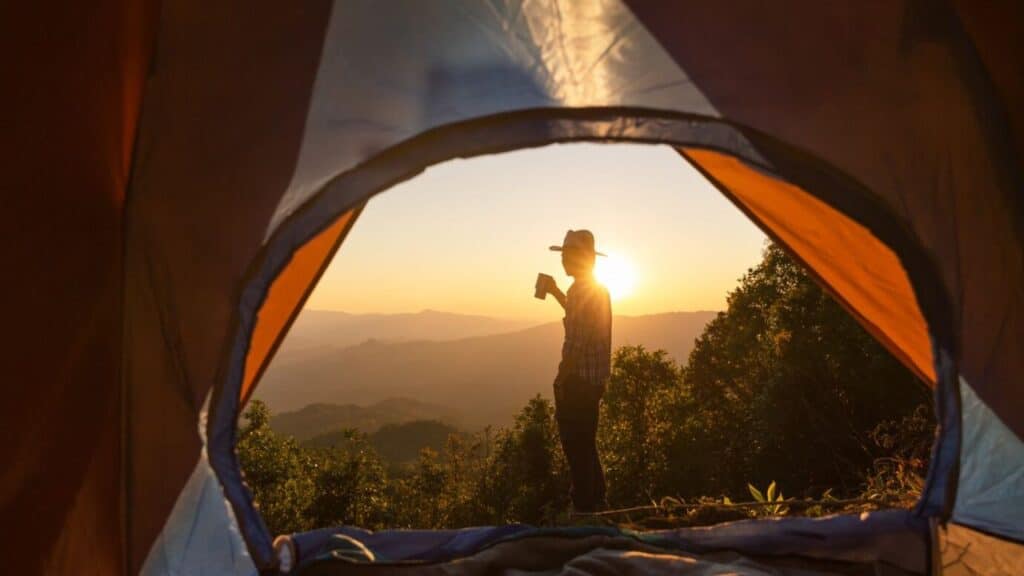 Wild Camping scene